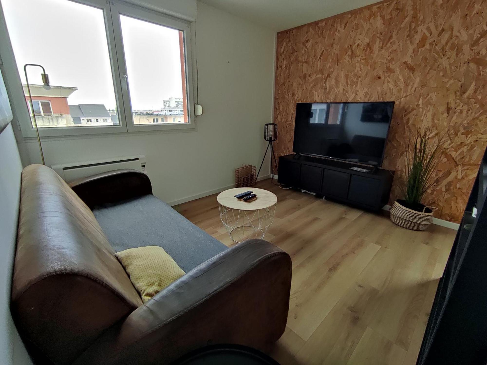 Appartement Terrasse Sud Dernier Etage + Parking Le Havre Kültér fotó